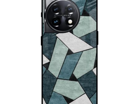 Abstact Tiles Glass Case for OnePlus 11 5G For Discount