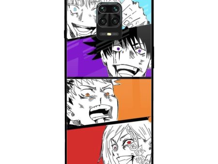 Anime Sketch Glass Case for Poco M2 Pro Sale