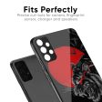 Red Moon Tiger Glass Case for Redmi Note 9 For Discount