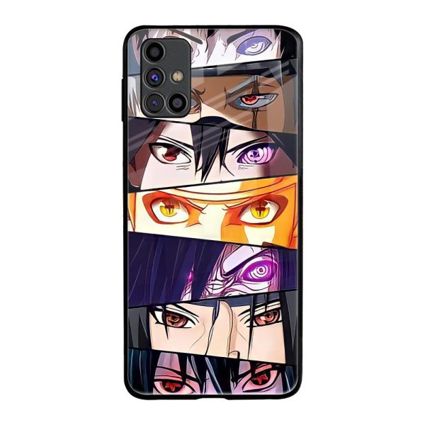 Anime Eyes Glass Case for Samsung Galaxy M31s Online now