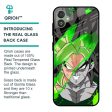 Anime Green Splash Glass Case for Samsung Galaxy F14 5G For Sale