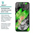 Anime Green Splash Glass Case for Redmi Note 9 Sale