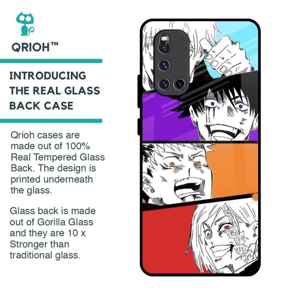 Anime Sketch Glass Case for Vivo V19 Online Sale