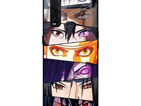 Anime Eyes Glass Case for Oppo Find X2 Discount