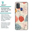 Abstract Faces Glass Case for Samsung A21s Online Hot Sale