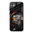 Aggressive Lion Glass Case for Samsung Galaxy F14 5G Online Sale